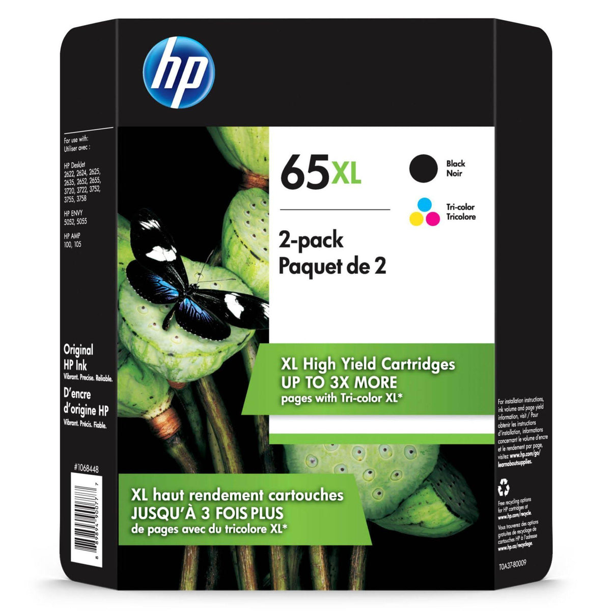 Black 65XL High-Yield Original Ink Cartridge 2 ct S373570