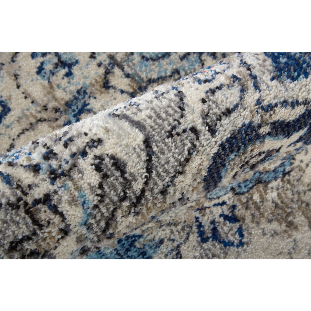 Blue/Ivory/Red Area Rug O3480