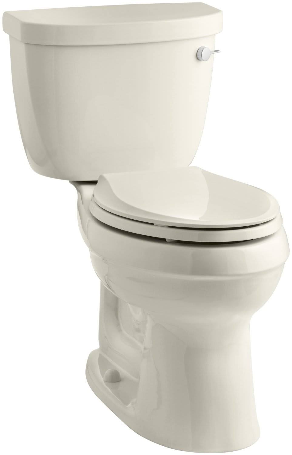 Almond Two-Piece Elongated Comfort Height Toilet X28857
