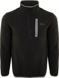 Black Charcoal Camp Fleece Pullover 2XL O316