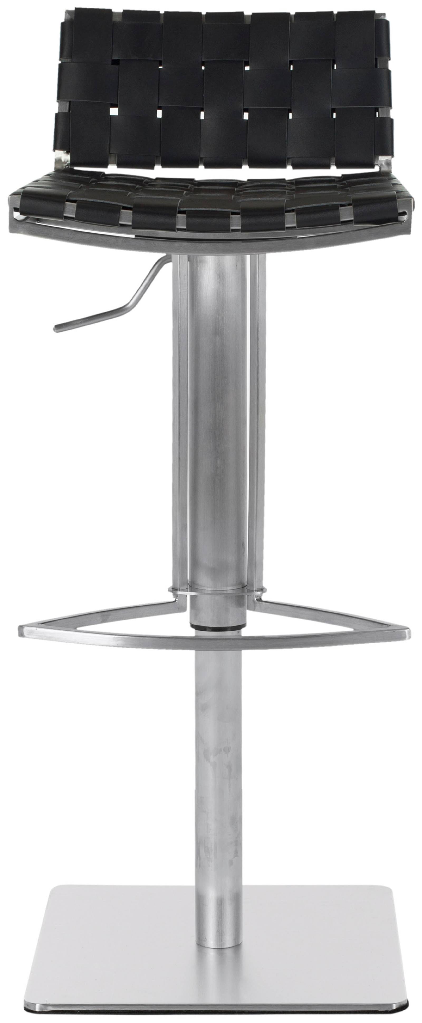 Brown Gas Lift Swivel Bar Stool Q99454