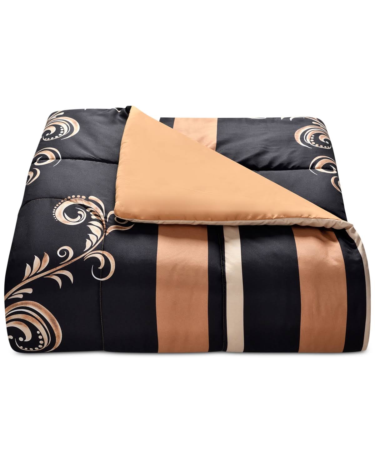 Gold Reversible 8-Piece Full Bedding Set E360059