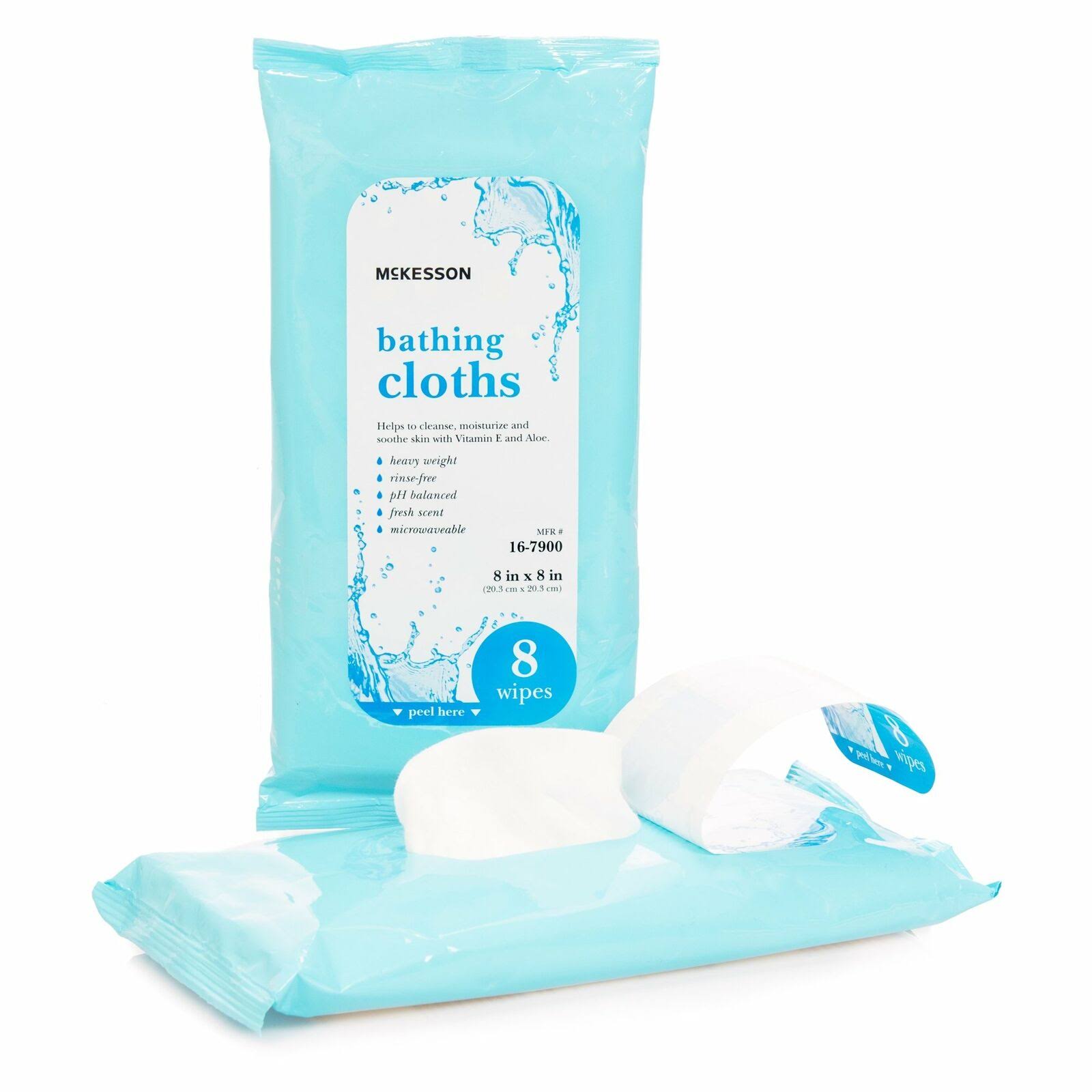 Scented Rinse-Free Bath Wipe; Case of 352 F1520