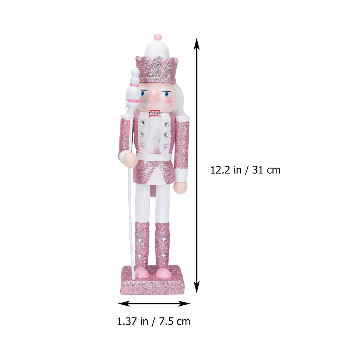 Wooden Nutcracker Soldier Santa Doll Z404260