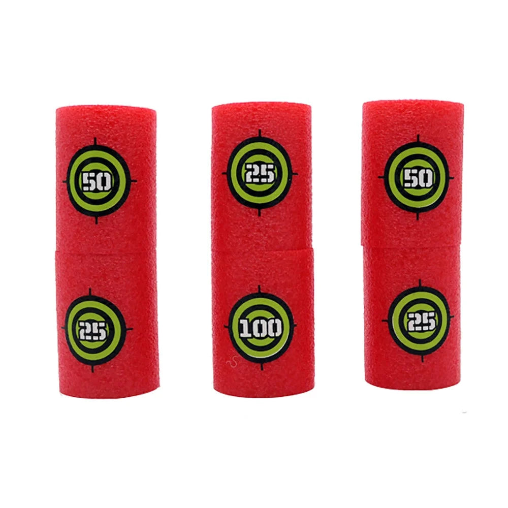 18x EVA Soft Bullet Target Dart Toy W7731