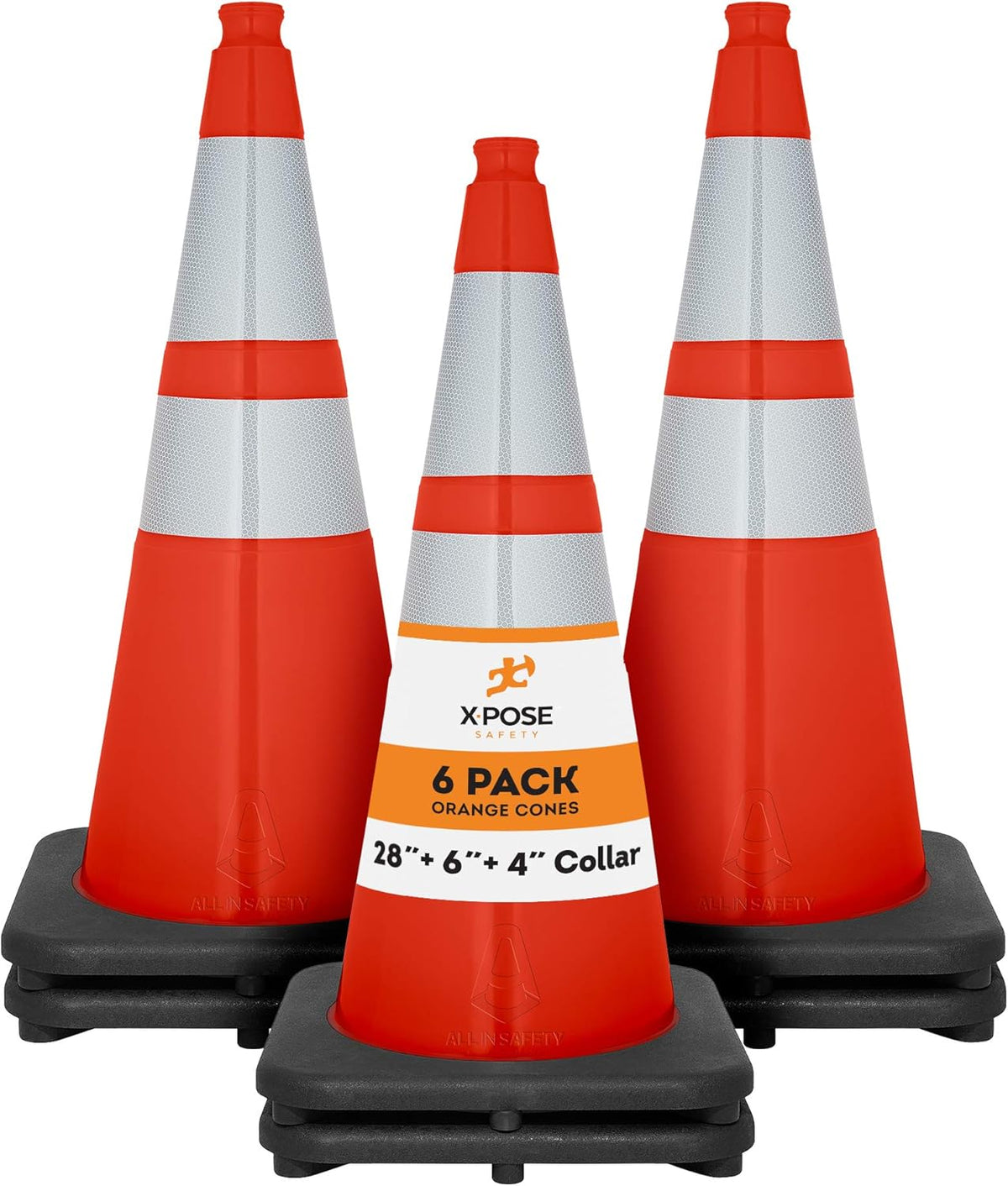 28 Inch Orange PVC Plastic Traffic Cones N659