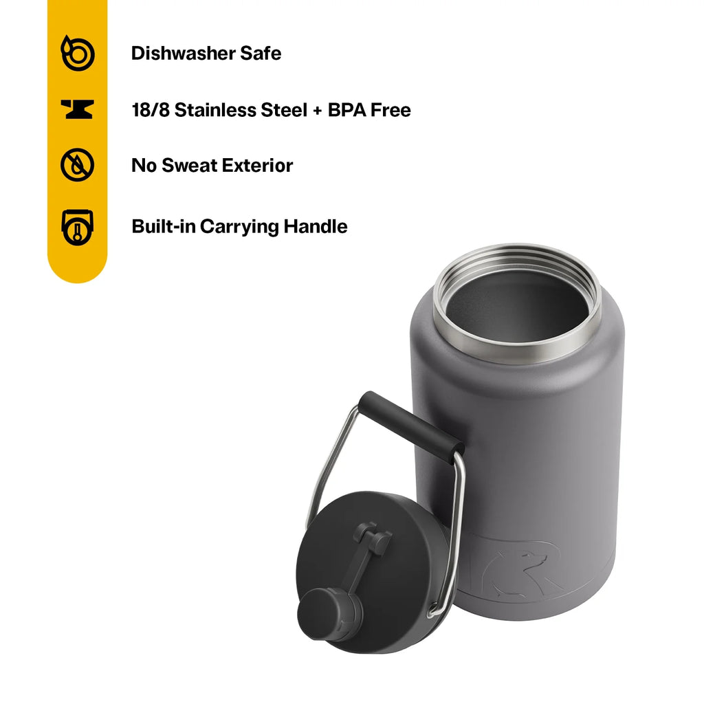 Graphite Half Gallon Stainless Steel Insulated Jug M600191