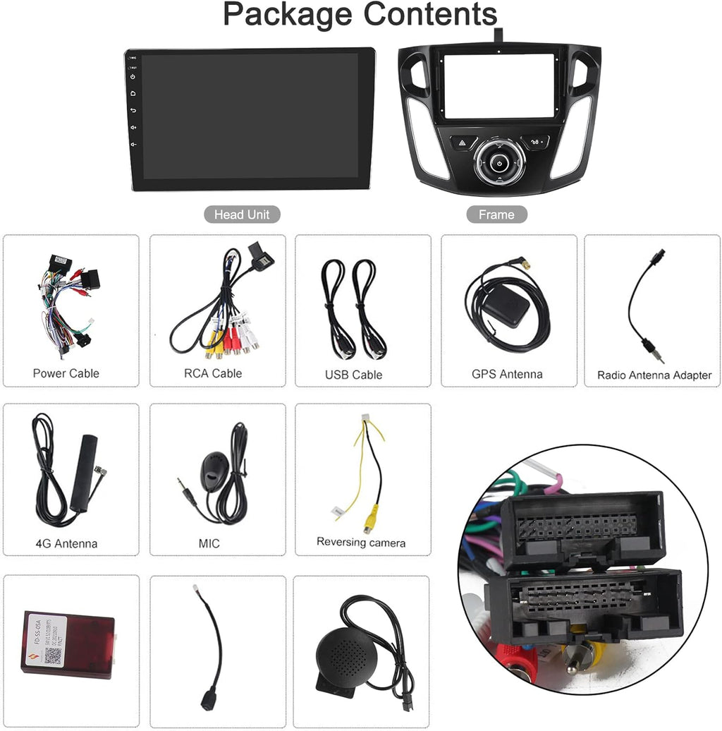 9 inch IPS Touch Screen Car Radio with CarPlay Bluetooth DSP J71709