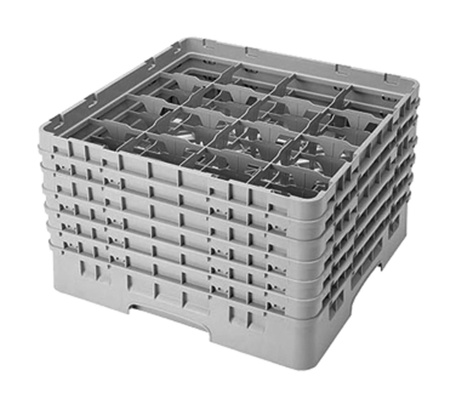 16 Compartment Full Size Glass Rack B5262