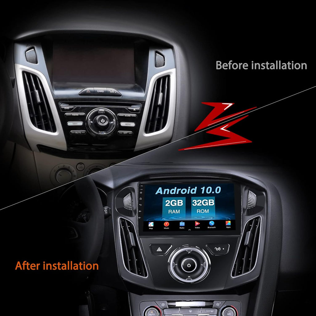 9 inch IPS Touch Screen Car Radio with CarPlay Bluetooth DSP J71709