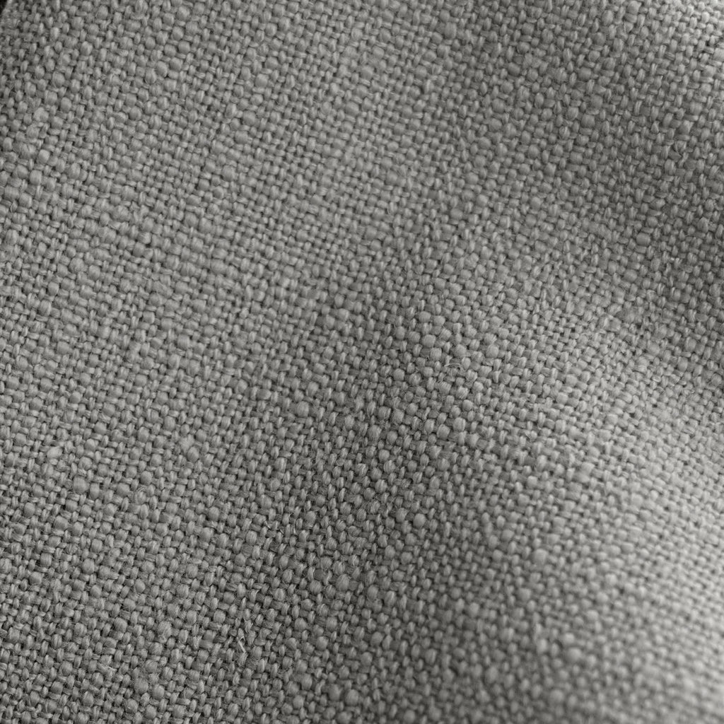 Linen Rounded Back Dining Chair Gray U549314