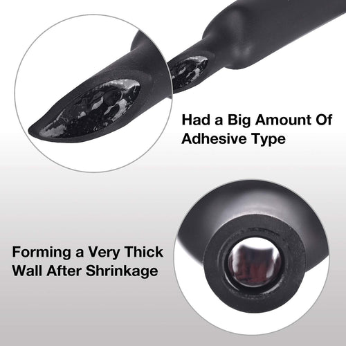 1-1/4 Inch 3:1 Waterproof Heat Shrink Tubing, 4 Ft Black T21969