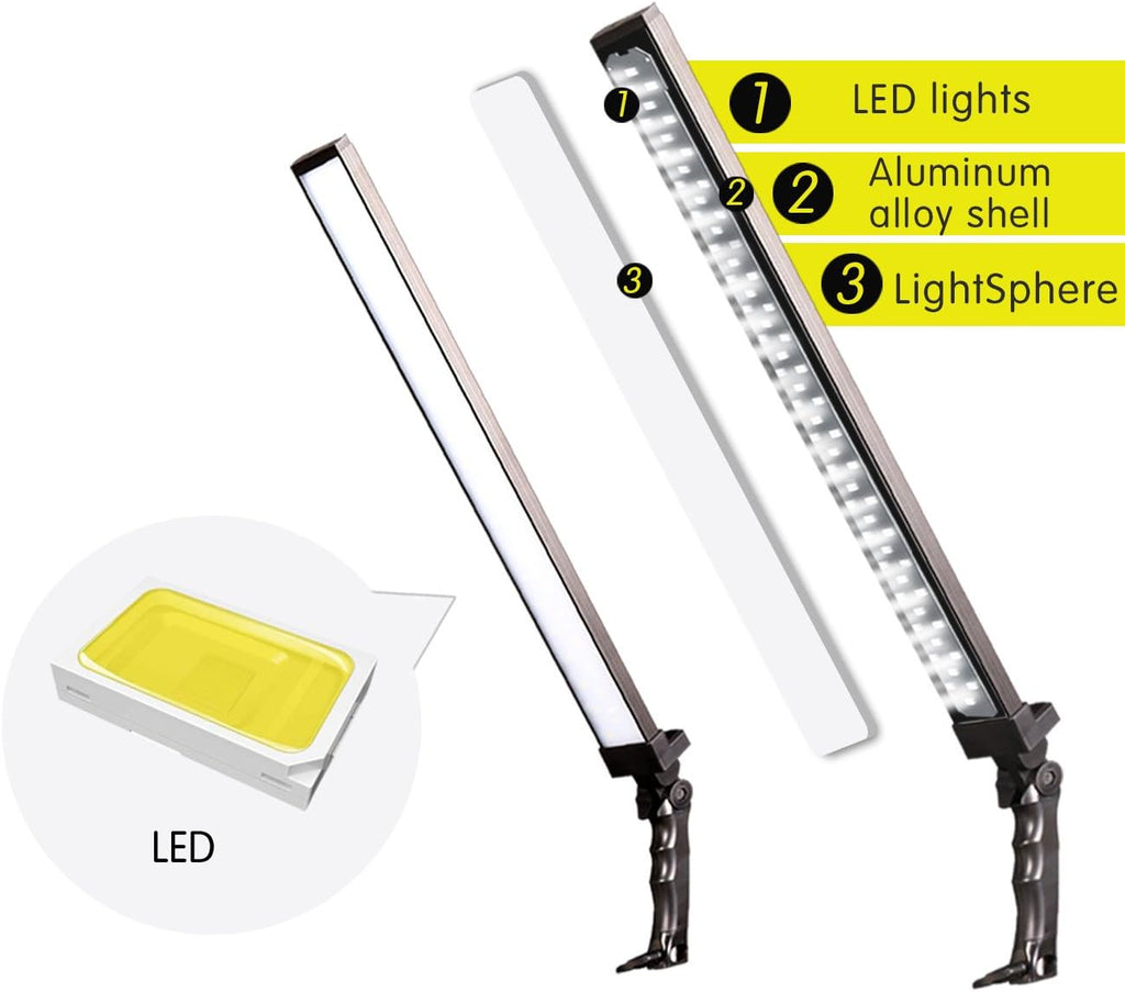36w Dimmable LED Photography Light Kit with Tripod Stand Bag O90262