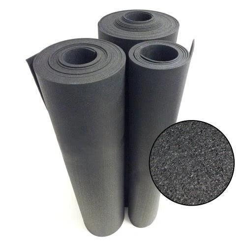 Black Rubber Flooring Rolls 6mm x 4ft x 9ft P287027