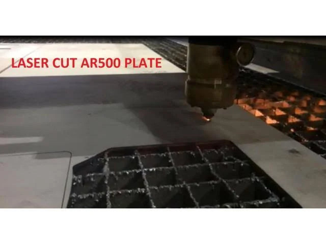 Level III AR500 Steel Body Armor Pair 6x8 Curved Plate Coated N2292