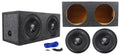 12" 4800w Car Audio Subwoofers with Sealed Sub Box Enclosure M99384