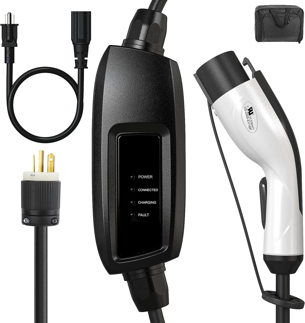 Portable EV Charger with Adapter J8150