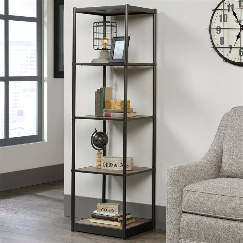 4 Shelf Bookcase in Salt Oak U8379