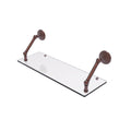 24 inch Floating Glass Shelf Antique Copper S4698