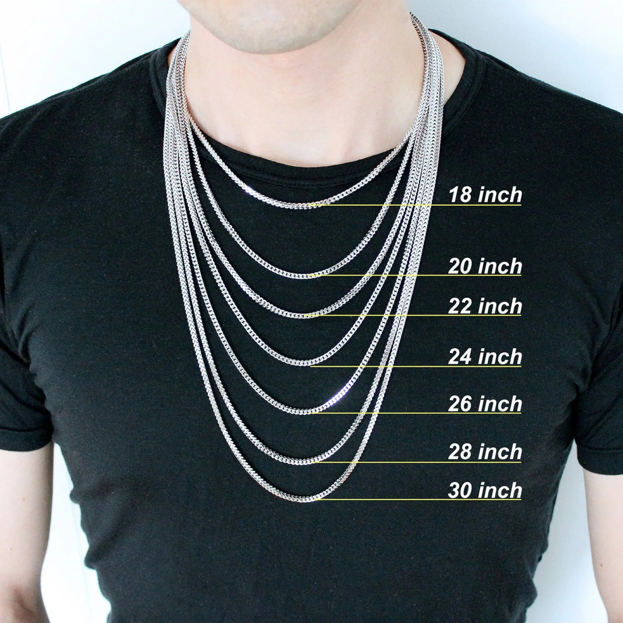 14k Yellow Gold 2.5mm Rope Chain Necklace S5770