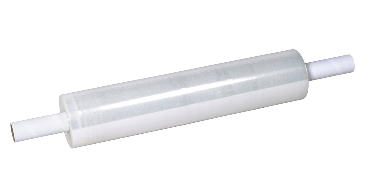 4 Roll Heavy-Duty Cast Stretch Film, 20x22 x 120 Gauge x 800& Extended Core V7137