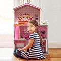 Dollhouse Kit with Accessories and Furniture, 31.1'' x 11.4'' x 42.5'' Z856392