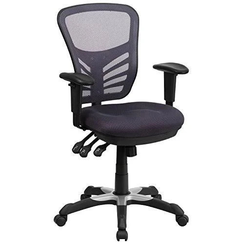 Mid-Back Dark Gray Mesh Executive Swivel Chair E394835