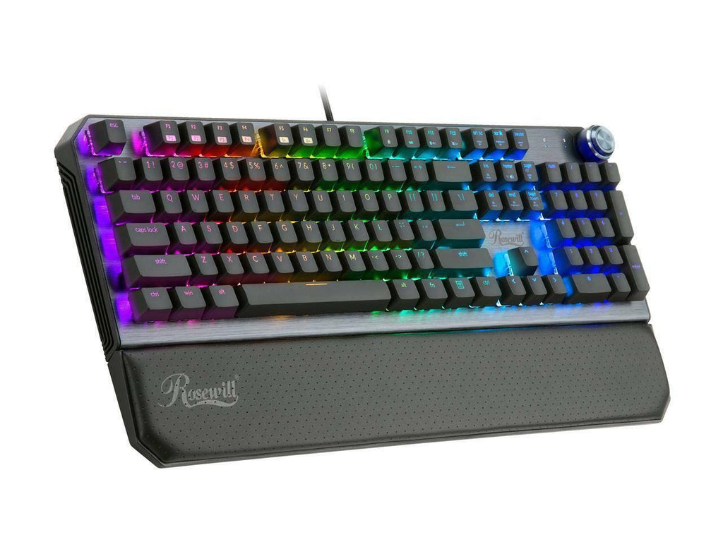 RGB S Mechanical Gaming Keyboard with Cherry MX Silver Switches Q4966