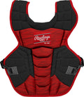 Black-Scarlet Adult Chest Protector C9239