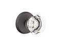 Flat Black Crystal Privacy Knob E357961