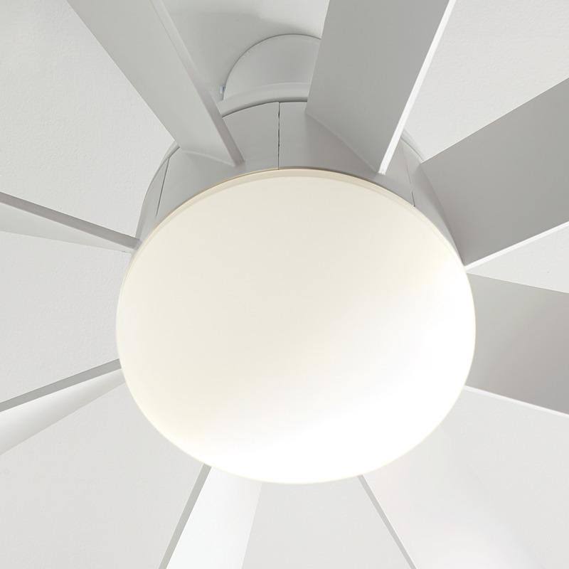 56x22 LED Ceiling Fan Brushed Steel I670