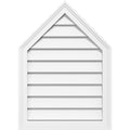 Peaked Top Surface Mount PVC Gable Vent W3716