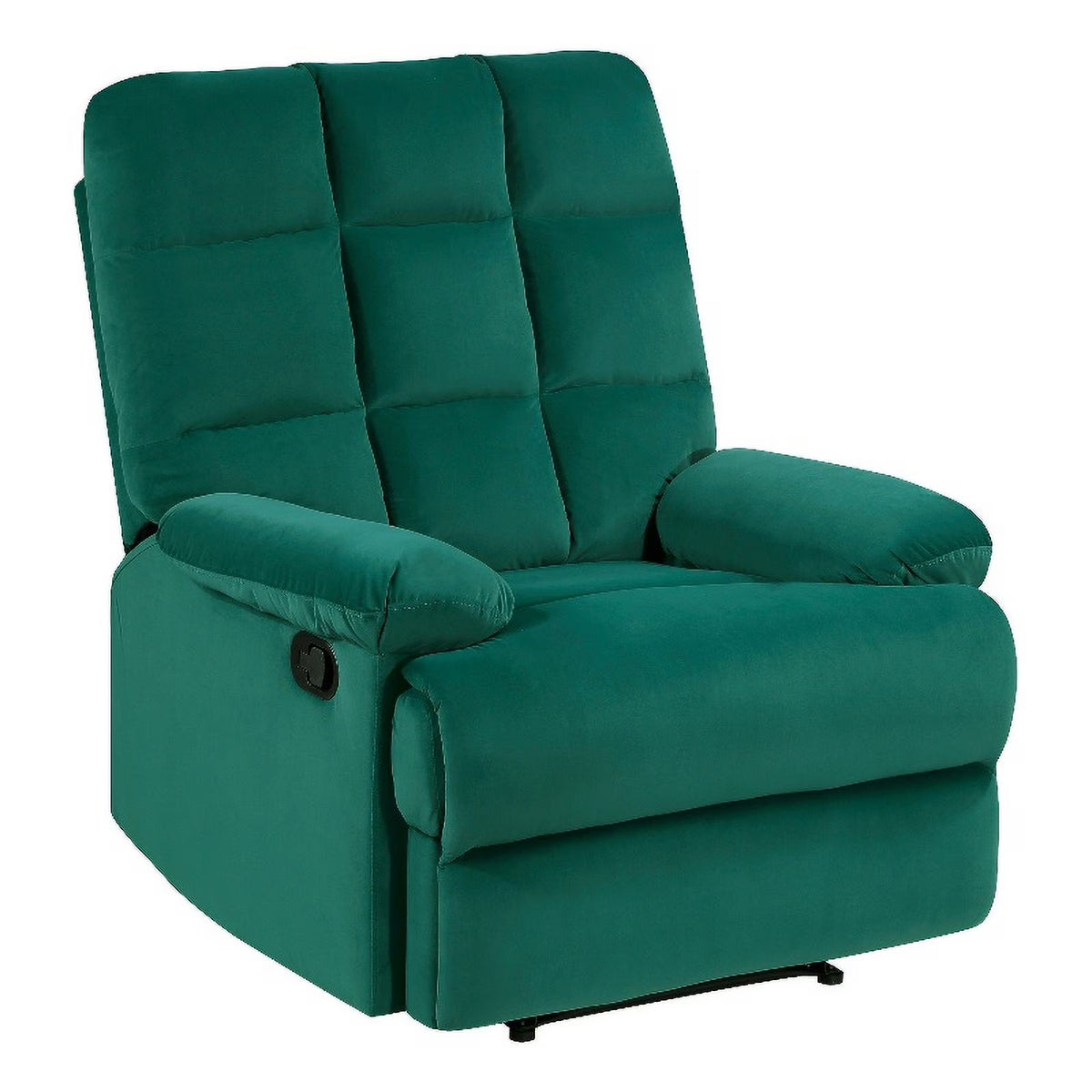 Green Velvet Manual Recliner K341683