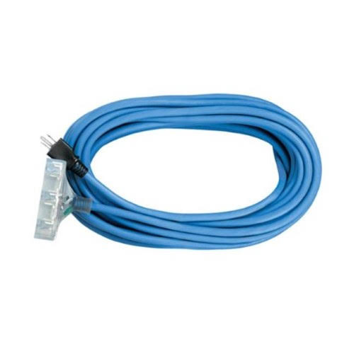 25 ft. Blue Extension Cord with Lighted End, Case of 8 J959