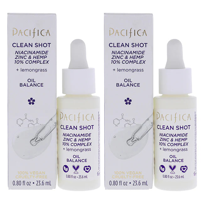 Niacinamide Zinc and Hemp 10 Percent Complex Serum, 0.8 oz, Pack of 2 P6980