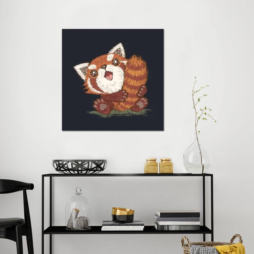 Red Panda Canvas Art Picture V1208