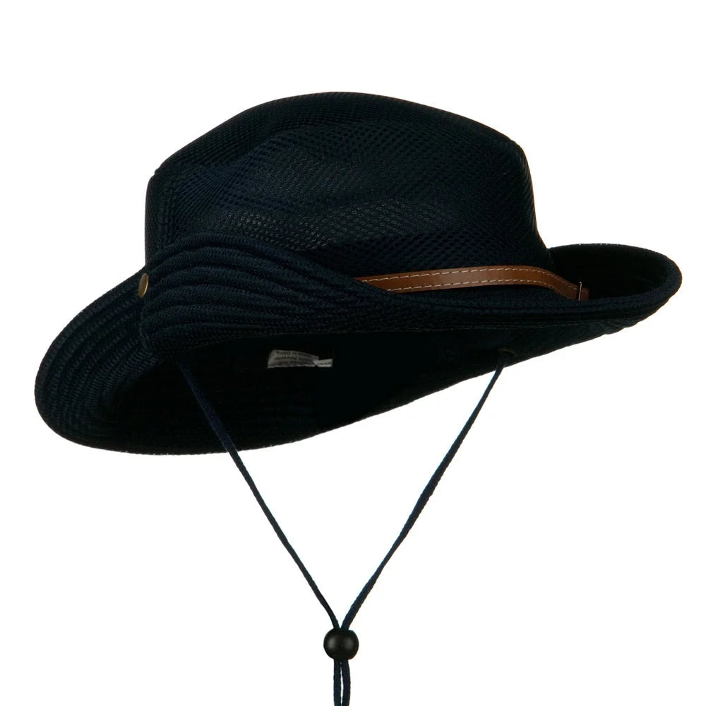 Navy 2XL Mesh Bucket Hat Q118