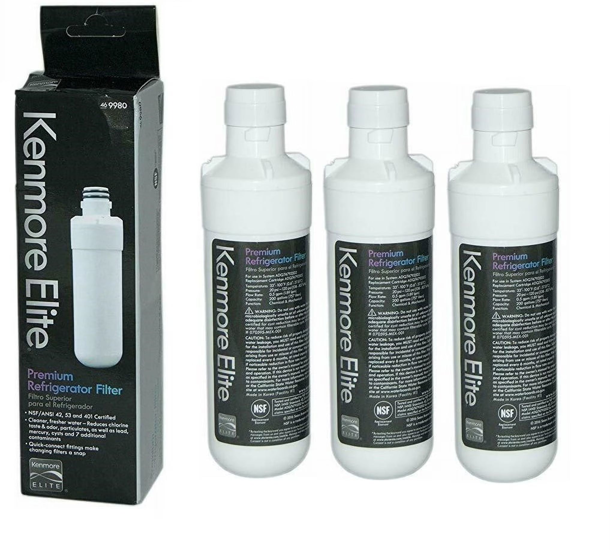 3 Pack Replacement Water Filter R7820