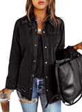 Distressed Denim Jacket K268