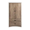 Drifted Gray Armoire X1506