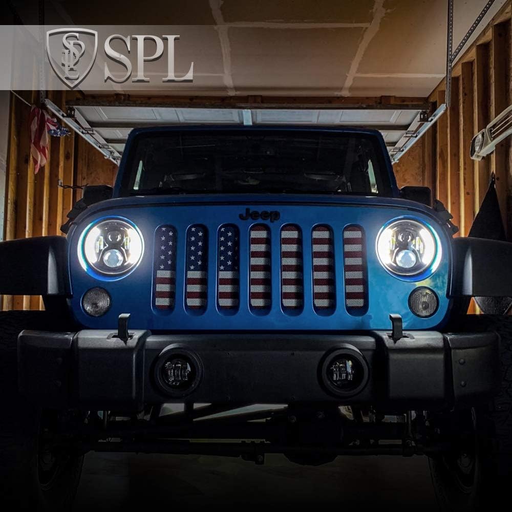 7'' Black Cree LED Headlights and 4'' LED Fog Lights K47462