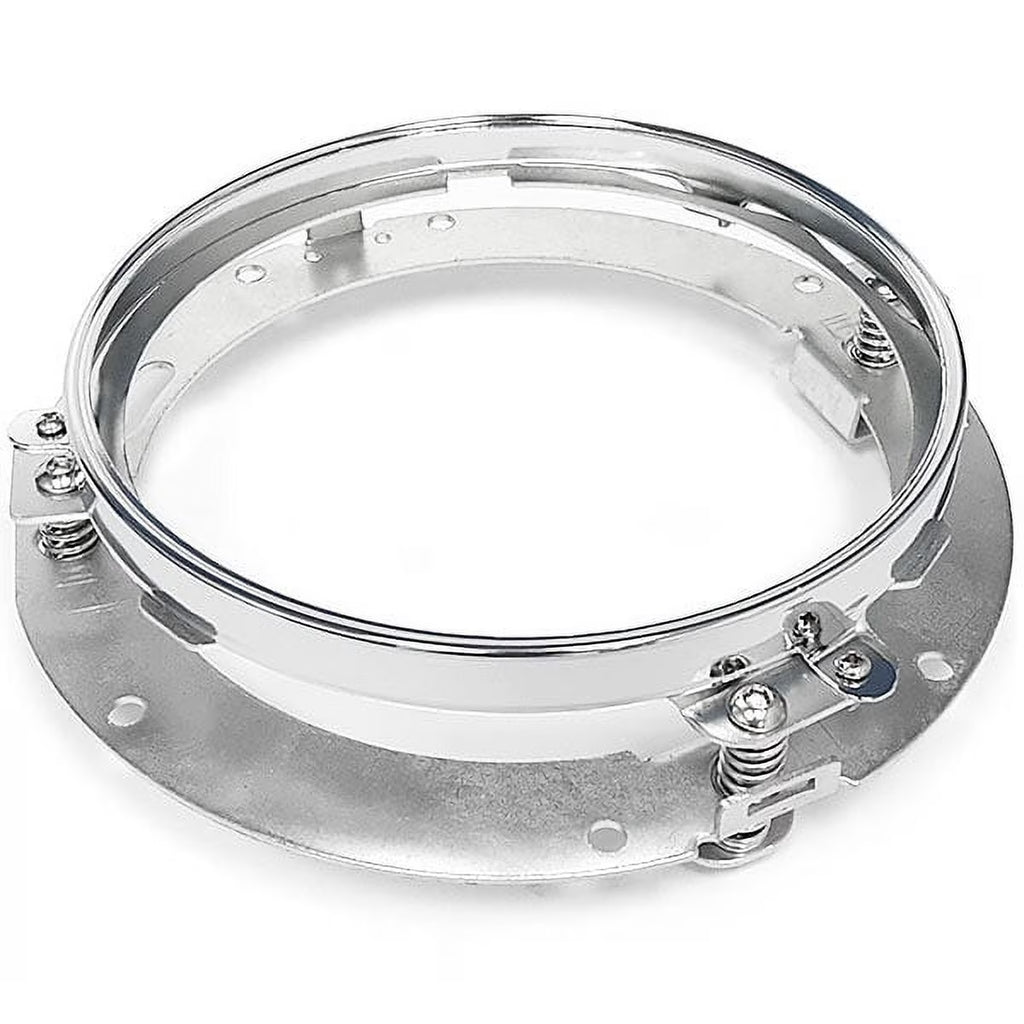 Chrome 7" LED Headlight Mounting Ring Trim Bracket E652928
