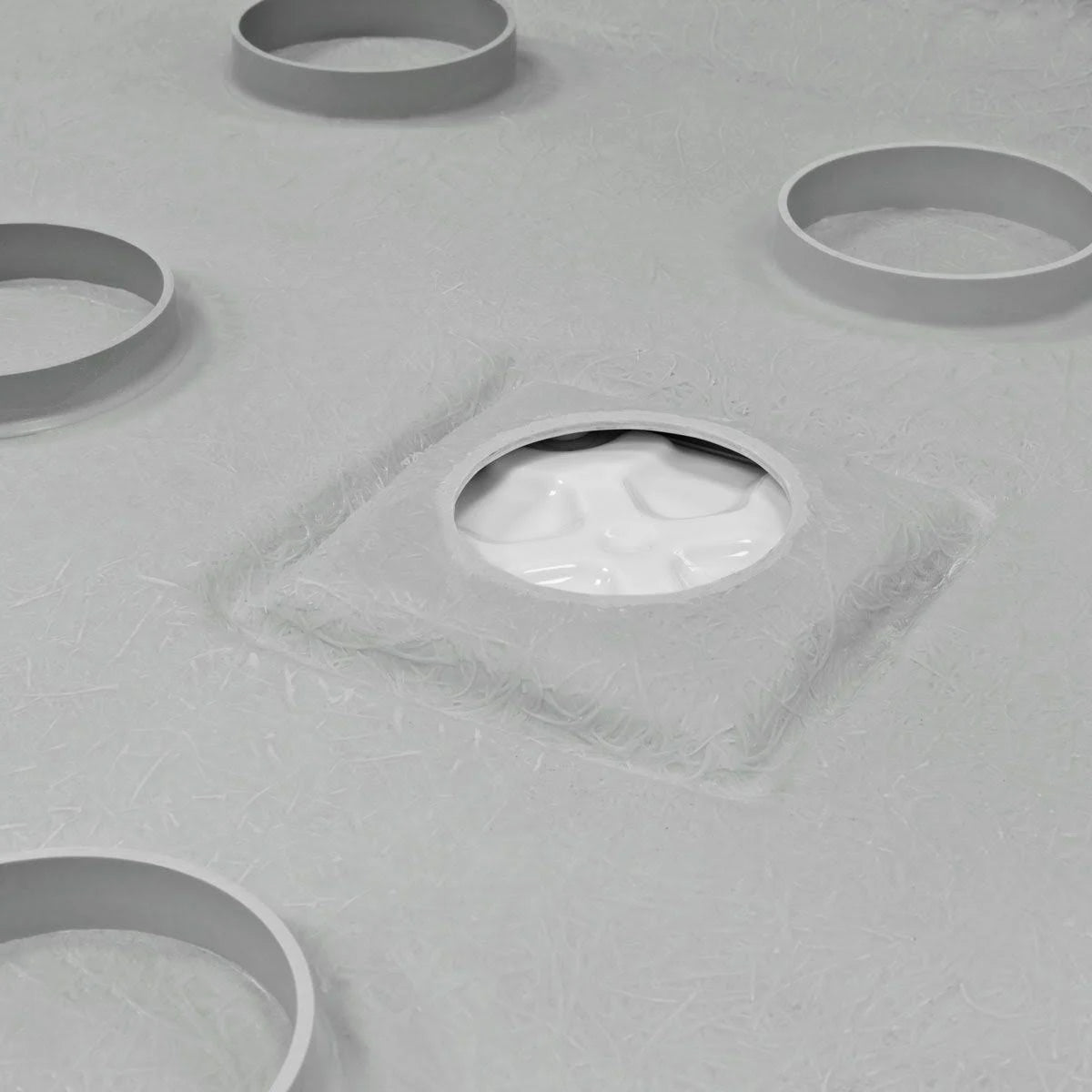 60 x 36 Left Double Threshold Shower Pan Base Wall Corner Left Drain X447