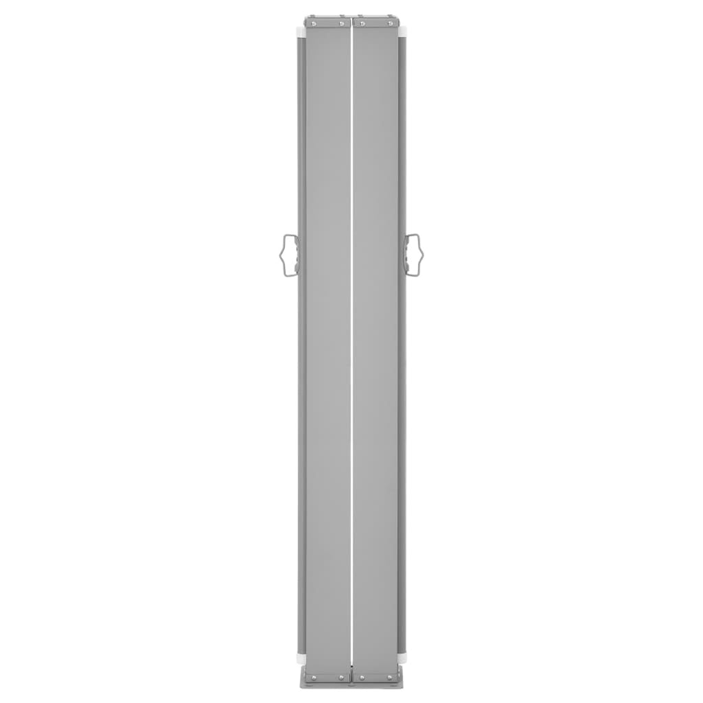 Retractable Side Awning Brown 55.1"x236.2" Y754