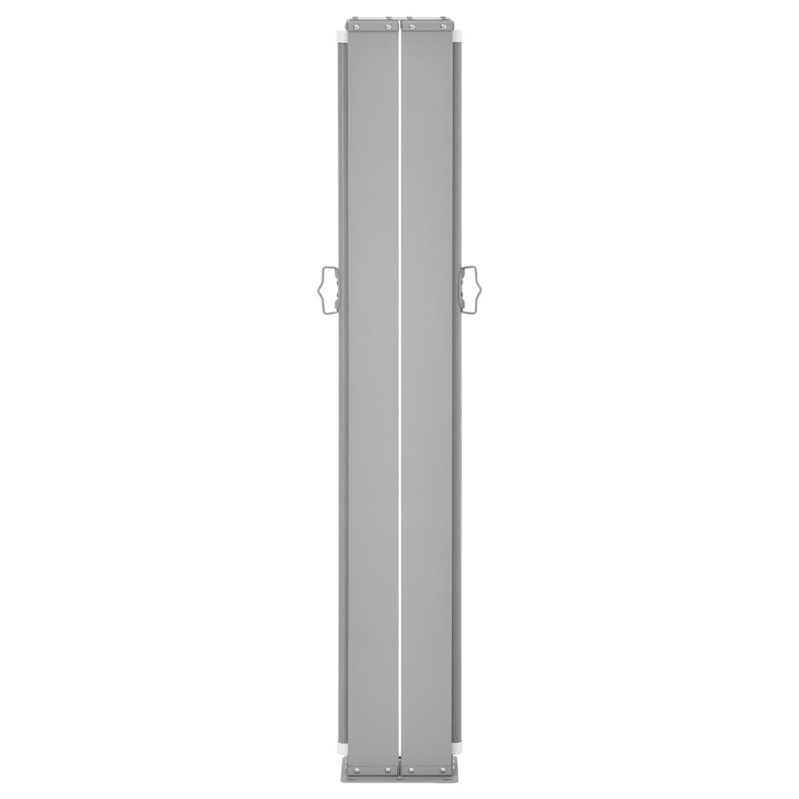 Retractable Side Awning Brown 55.1"x236.2" Y754