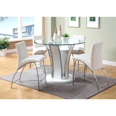 White Counter Height Chairs S6110