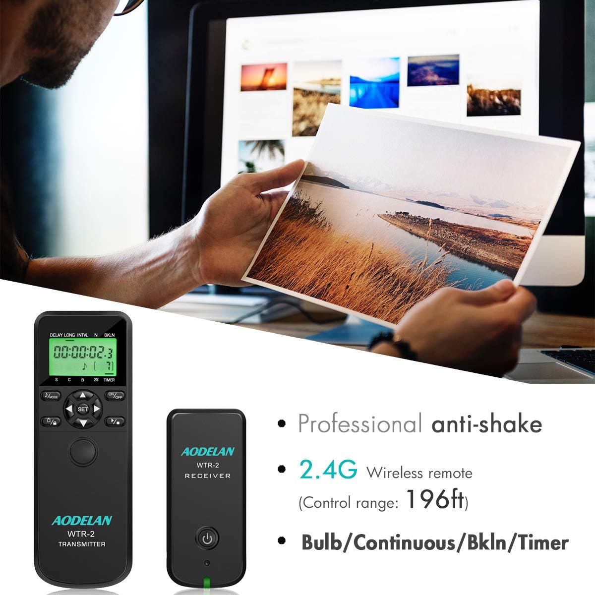 Wireless Shutter Release Camera Remote Control X89079