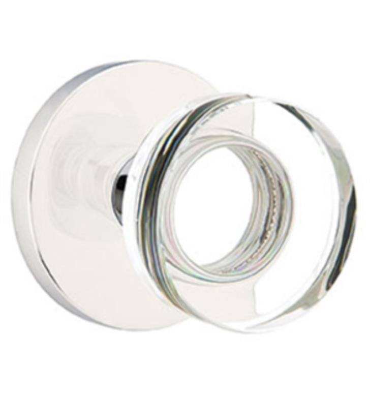 Satin Brass Privacy Set with Round Knob T41878