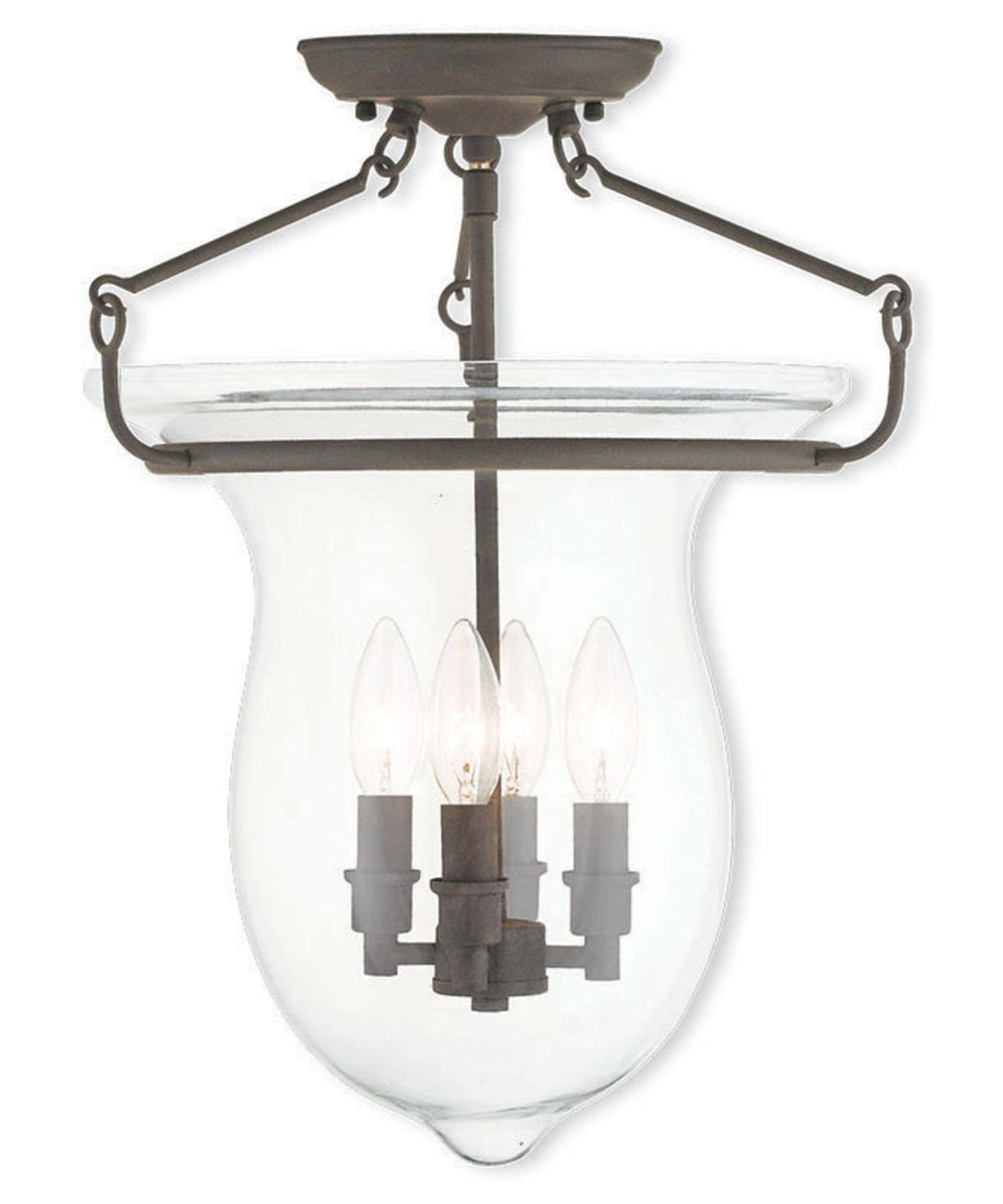 Bronze 4 Light Ceiling Mount V751215