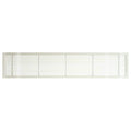 White-Gloss Solid Aluminum Fixed Bar Supply/Return Air Vent Grille J479032